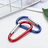 Multicolor Aluminium Equipment Alloy Carabiner Camping Hiking Hook Climbing Button Buckle Keychain