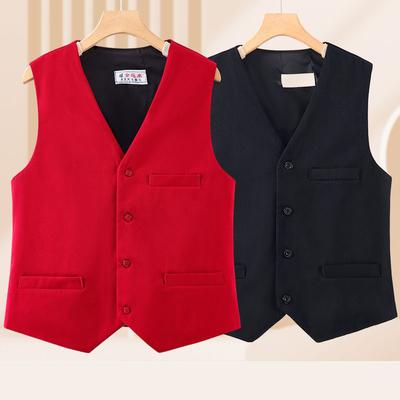 Nowy Klips do Włosów dla Kobiet w Średnim i Starszym Wieku Plus Powiększona Kamizelka Damska Czarno-Czerwony Garnitur na Ramię Profesjonalny Klips do Włosów