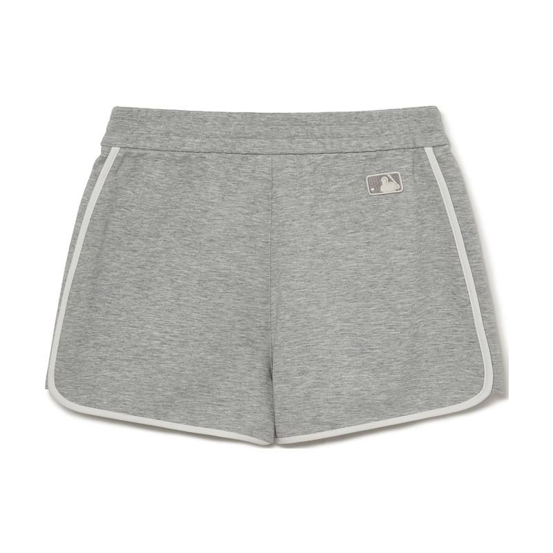 MLB New York Yankees American Vintage Logo Gestickt Gerade Beine Lässige Shorts Damen Shorts Grau 3FSPB0233-43MGS
