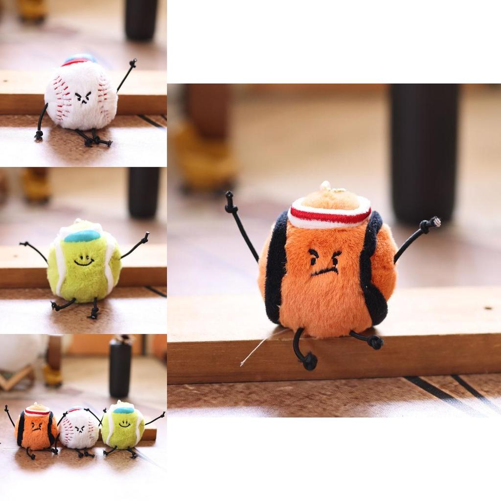 Plush Basketball Keychain With Soft Short Pile For Sports Fans And Bookbags