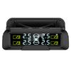 Tire Pressure Monitor with 4 External Sensors, Solar and Type C Charging, Auto On Off, Low Battery Alarm for Car SUV