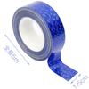 Holographic Glitter Masking DIY High High Gift Packaging 5m Pack of Blue and Silver Tape, Tape, Accessories, Decorative, Brightness, Reflectivity,