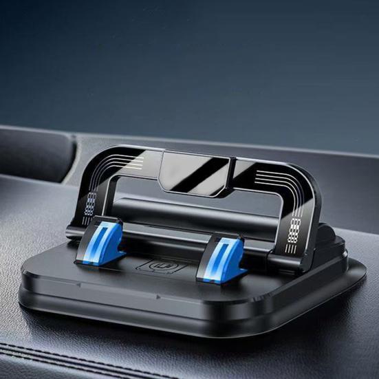 Car Phone Holder with Parking Number Plate 2-in-1 Multi-functional 360 Degrees Rotation Phone Stand