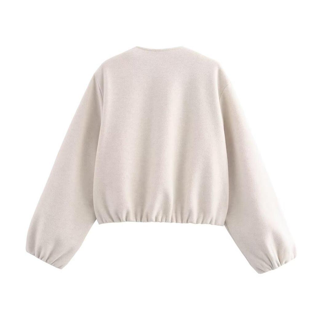 New Women's Two-Tone Soft Pilot Jacket