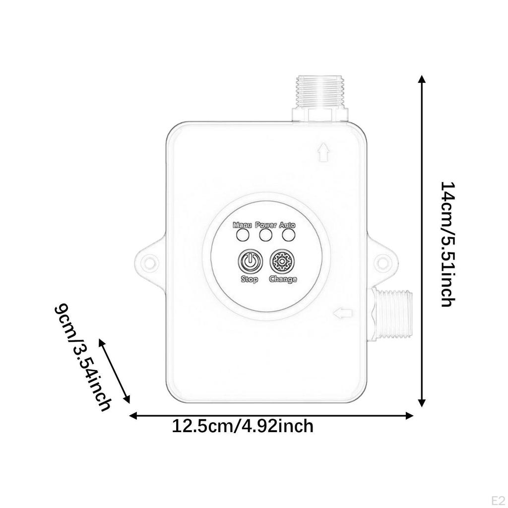 24V Wasserdruckverstärkerpumpe mit 35 l/min Förderleistung für Bad und Dusche