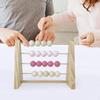Wooden Beads for Kids Math Mathematics Early Educational Beads, Multicolored, 3-4-5 Year