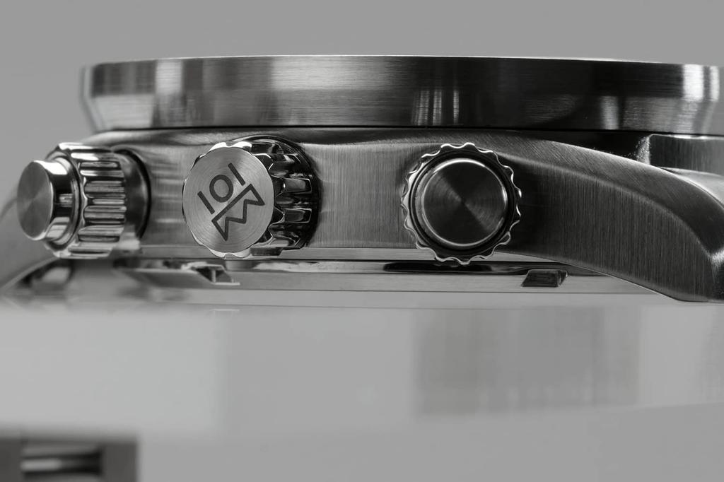 [HYAKUICHI 101] No.12 Hyakuichi Diver's Chronograph Watch, Men's, No Date, White Panda