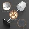 Lámpara de mesa portátil recargable por USB con interruptor táctil, luz nocturna, lámparas de escritorio inalámbricas para hotel, sala de estar, restaurante