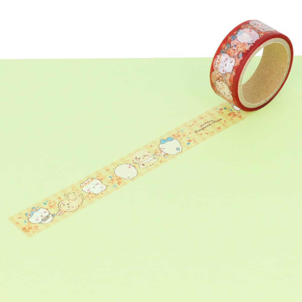 Sunstar Stationery Chiikawa Clear S2274493 Tape, Orange,