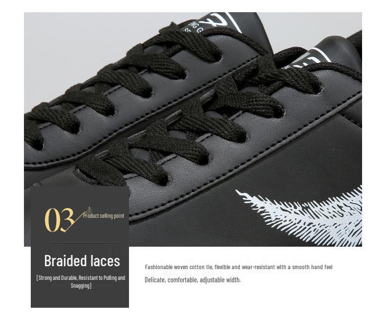 Herren Trendige Lässige Skateschuhe Herbst 2025: Verschleißfeste weiße Sneaker für täglichen Sport und Studentengebrauch