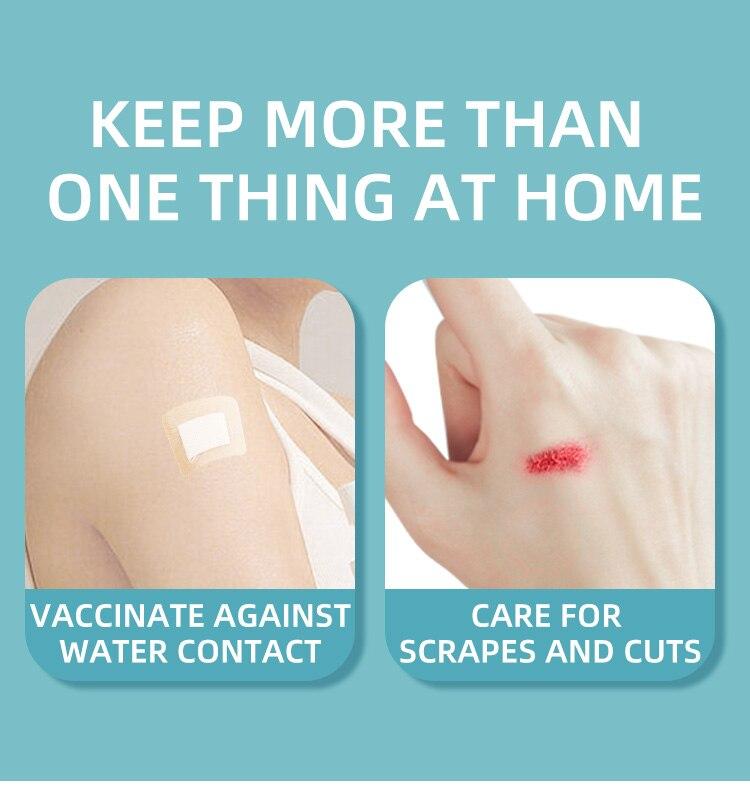 

50pcs Band-Aid Quadrado Transparente PU Para Crianças, Impermeável, Bandagem Adesiva Hemostática, Adesivo Protetor, 38x38mm 50pcs 38x38mm