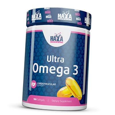 Omega 3 mit Vitamin E, Ultra Omega-3, Haya 180 Gelkapseln (67405003)