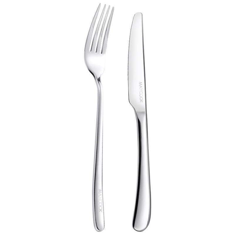 MAXCOOK 304 Stainless Steel 2-Piece Cutlery Set