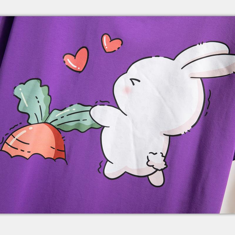 Sommer Damen T-Shirt Übergröße Rundhals Mittellang Kurzarm Top