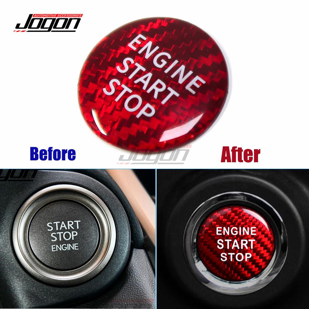 

Carbon Fiber Car Ignition Engine Start Stop Switch Button Sticker Sequ Trim For LEXUS RC NX GS ES IS RC F RX LX 2013-2018 червоний