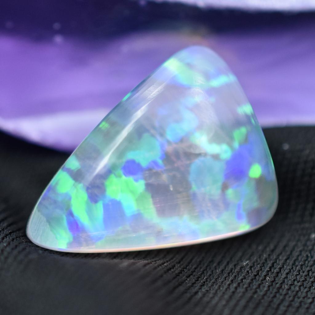 Lab-Created Opal Loose Gemstone 7.50 ct Multi-Color Fancy Cut October Birthstone for Gem Collections