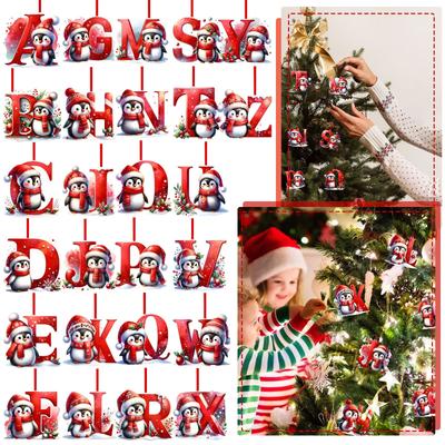 26 Letter,Christmas,Ornaments,Acrylic,1
