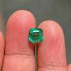 Natural Green Colombian Emerald Certified Asscher Cut 9x9 MM Loose Gemstone