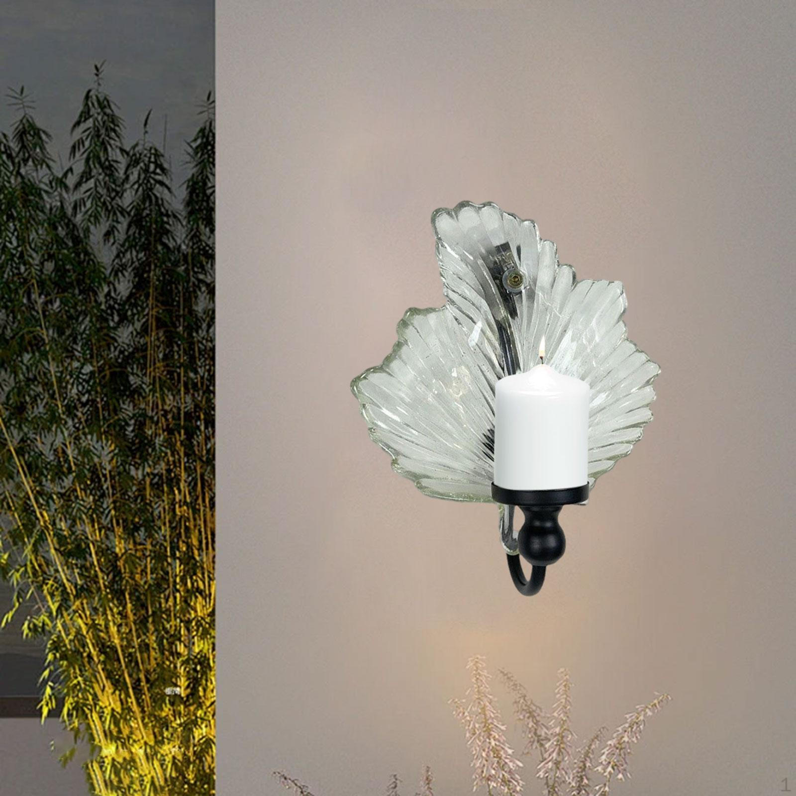 

Подсвечник для настенного крепления, железо и стекло Design Events Home