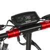 N3L MAX All Terrain Seated E-Scooter, Black & Red Foldable Build, 48V 15Ah Battery, Durable 10 Inch Tire for City Commuting & Casual Outdoor Trips