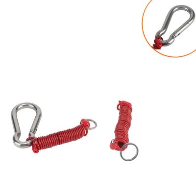 M8*80mm Safety Buckle Trailer Spring Breakaway Safety Rope RV Trailer Connector