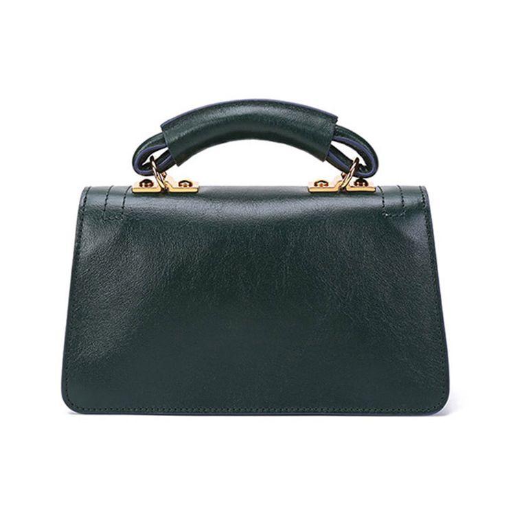 Marni Bolso Tote de Cuero para Hombro y Cruzado Bolsos de Mujer Verde BMMP0043Y2-P2644-00V89