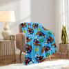1pc train,engine,thomasTheme Digital Printed Flannel Blanket, Super Soft Plush Fleece Bed Cover, Multi-Function Four Seasons Hypoallergenic