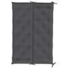 vidaXL Gartenbank-Auflage Anthrazit 150x(50+50)x7 cm Oxford-Gewebe
