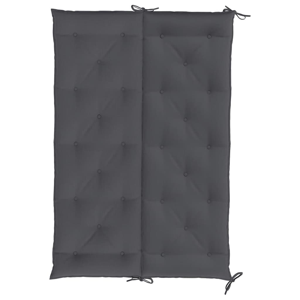 vidaXL Gartenbank-Auflage Anthrazit 150x(50+50)x7 cm Oxford-Gewebe