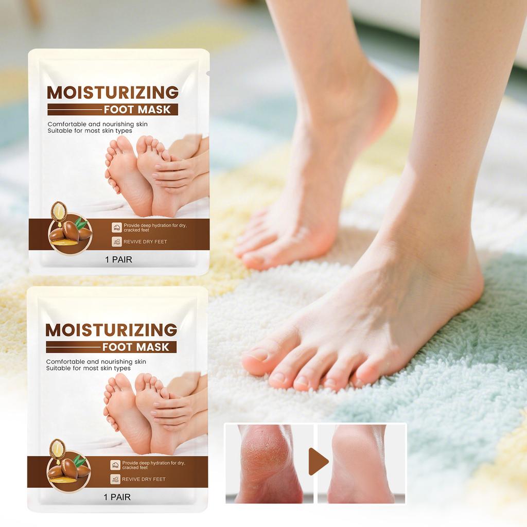 Soft Foot Mask, Foot Mask Socks, Moisturizing And Anti-calluses, Soft Foot Exfoliating Foot Mask 10ml (1 Pair/bag)