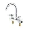 Jing Mian Double Switch Hot and Cold Basin Faucet