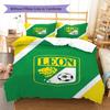 Club Leon Pattern Bedding Set Quilt Cover Pillowcase Home Decor Gift (1 * duvet cover + 2 * pillowcase, without core)