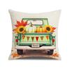 Autumn Harvest Pumpkin Pillow Cover Farmhouse Atmosphere Decoration Thanksgiving Cushion Maple Leaf Print Home Sofa Cushion