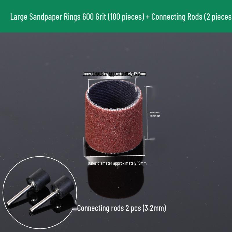 Electric Grinder Sanding Ring & Polishing Tool for Metal, Wood, and Rust Removal