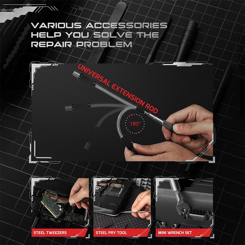 128 In 1 Precision Screwdriver Set Magnetic Phillips Torx Screw Driver Bits Portable Professional Electronic Repair Tool Set