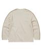 THISISNEVERTHAT Striped Sleeve Knit Crew Ivory