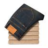 Men's Winter Fleece-lined Thickened Jeans Cold-Resistant Stretch Fleece Warm Pants