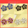 Geometric Alloy Dangle Earrings With Sparkling Cz For Wedding And Party Wear For Women