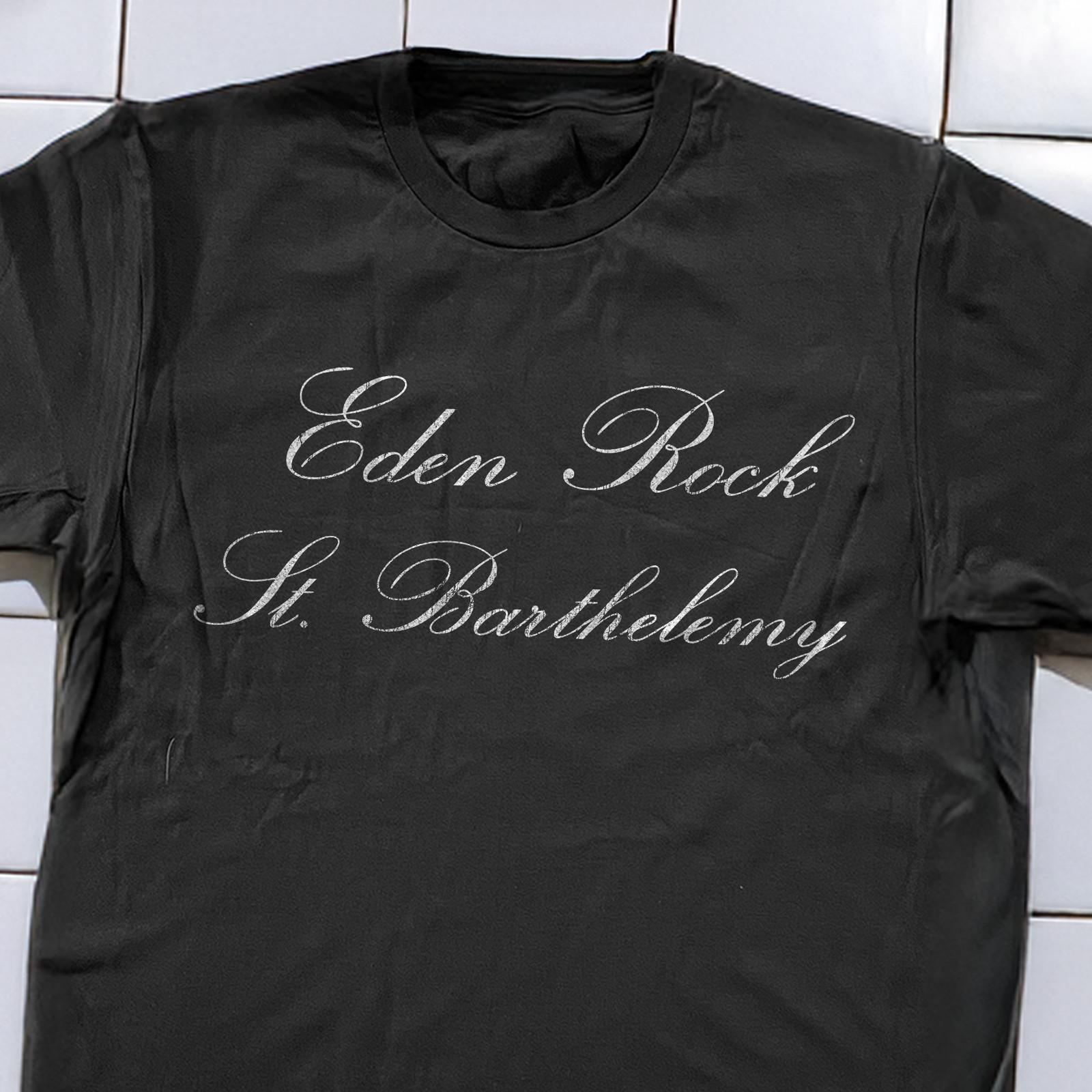 90s Eden Rock St Barthelemy Rare T-Shirt Black XL 2XL