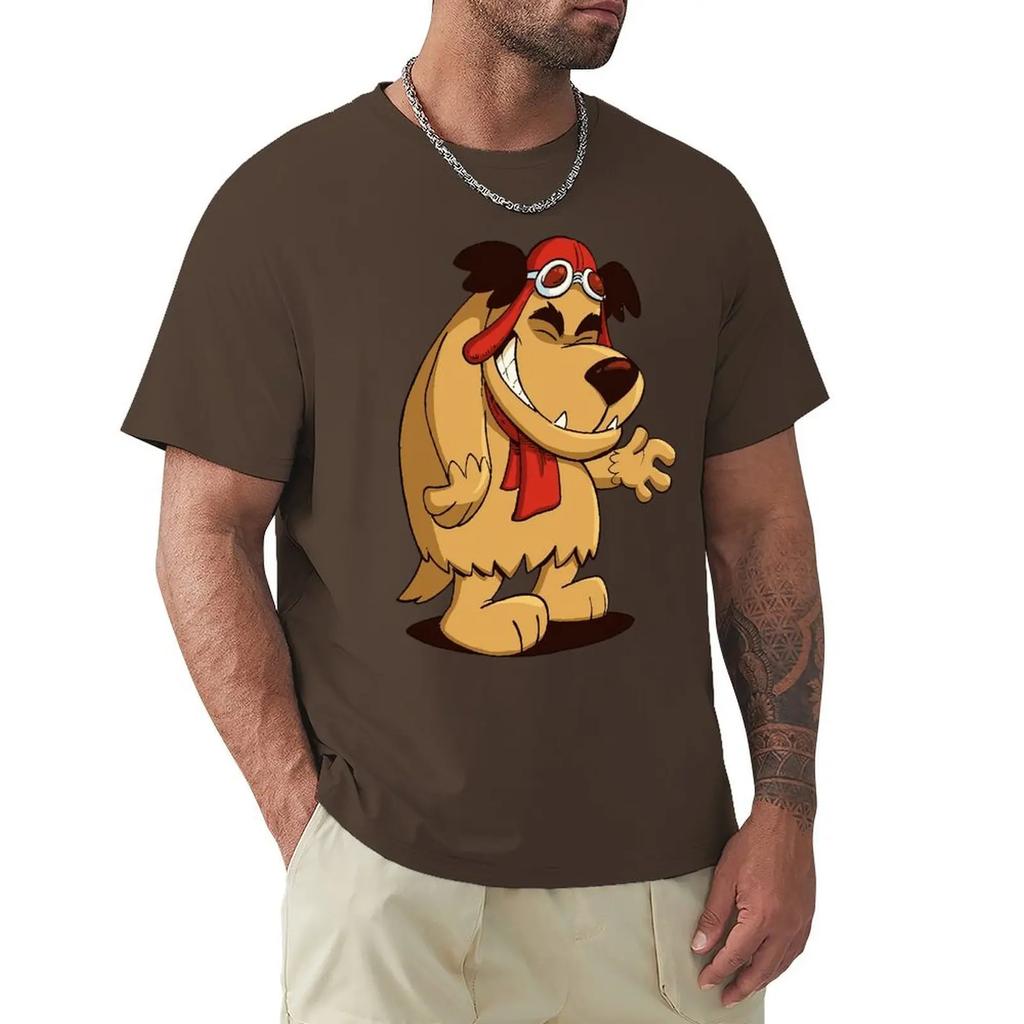 Laughing Muttley Humor Anime T Shirt Harajuku Short Sleeve T-shirt 100% Cotton Graphics Tshirt Tops