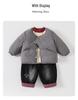 Infant Puppy Print Lightweight Down Jacket for Boys