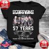 Scorpions Believer 57 Years 1965 2022 Signatures Black All Size Unisex Shirt AC2