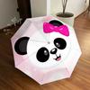 1pc Panda Bow Themed High-quality Umbrella,Automatic Opening and Closing Umbrella,Multi-functional Umbrella G0811252