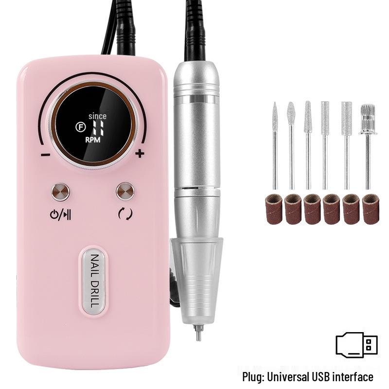 Rechargeable 30,000 RPM Professional Nail Drill for Gel Polish Removal