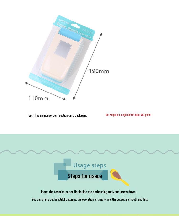 Labor-Saving DIY Embosser for Scrapbooking & Stamp Collecting
