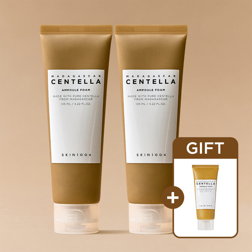 SKIN1004 Madagascar Centella Ampoule Foam Duo Set (125ml x 2 + 20ml)