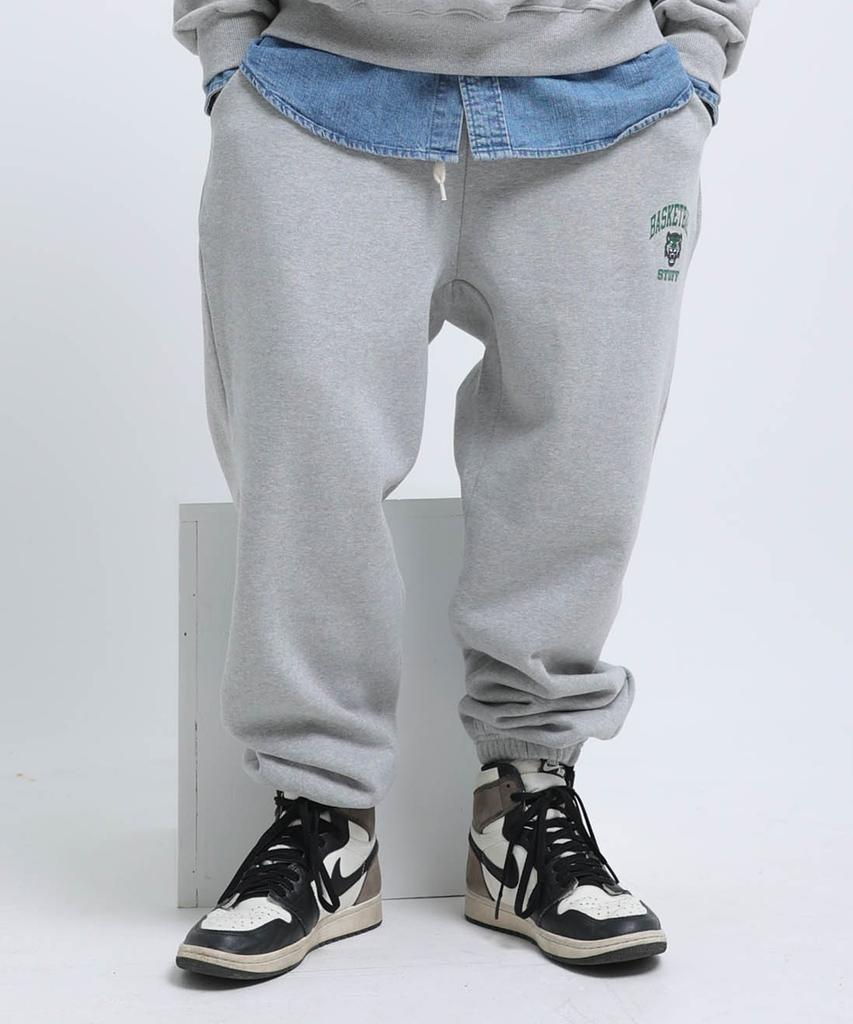STUFF Tiger Loose Fit Jogger Training Pants Grey