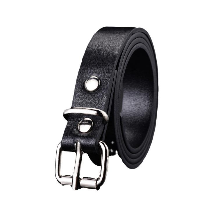 2025 Ladies' Simple Versatile PU Leather Belt: Ideal for Students, Women, and Children