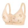 New Super Large Size Bra, Popular In Europe and America, Large Cup Front Buckle, Fashionable and Fashionable Printed Large Size Underwear