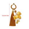 Exquisite Hand Crafted Keychain Featuring Delicate Tassels And Auspicious Horse Year Design Bag Hanging Decoration